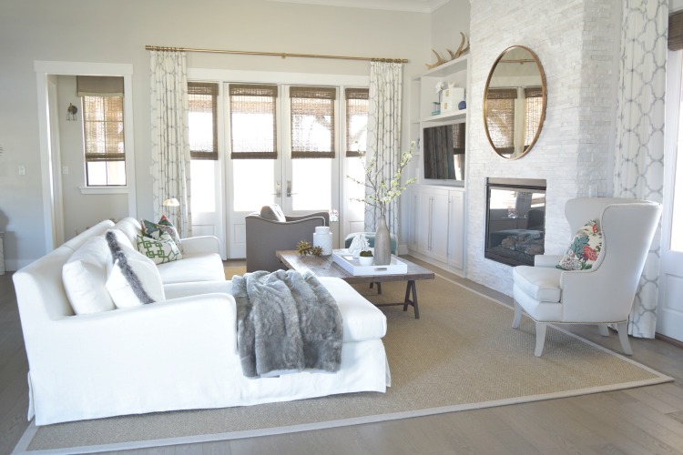 white transitional living room zdesignathome