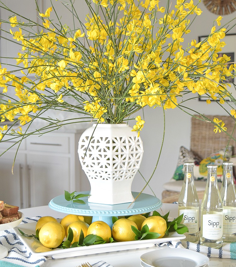 Spring Brunch Entertaining & A White Vase Challenge