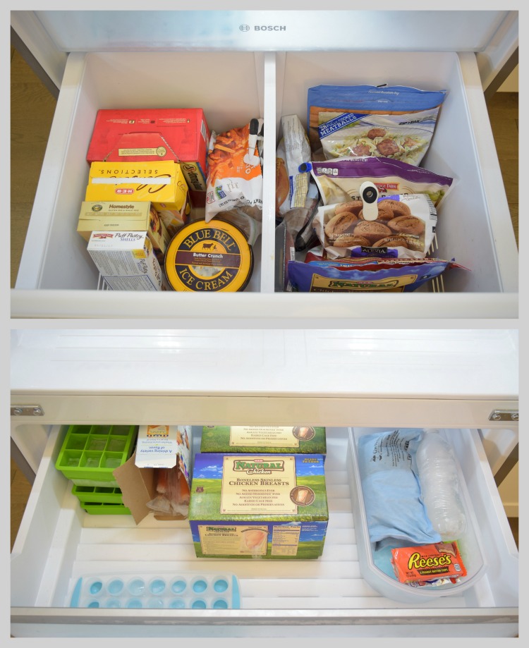 Organized Refrigerator Before Collage4