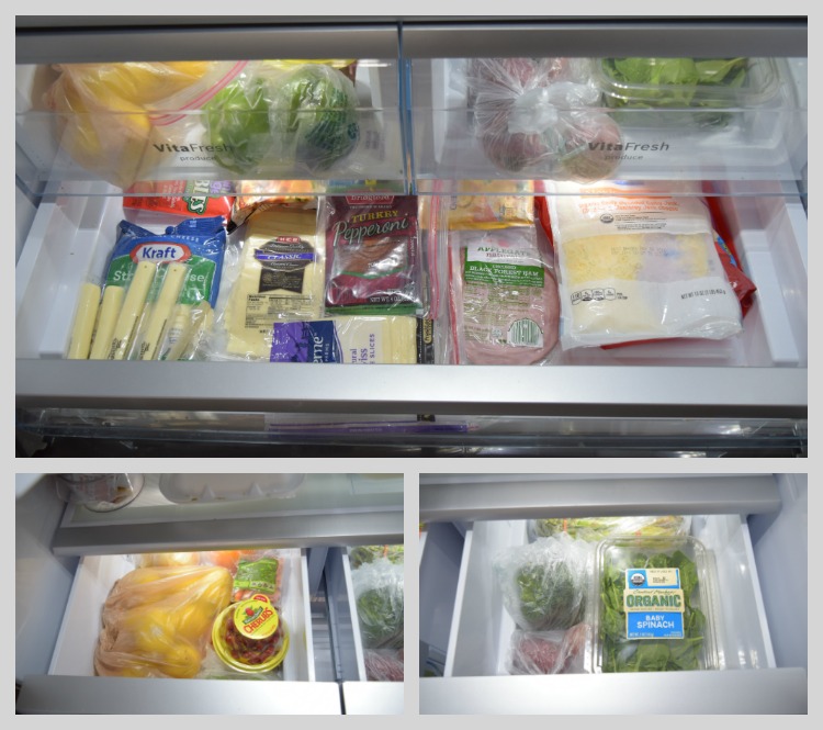 Organized Refrigerator Collage Before2