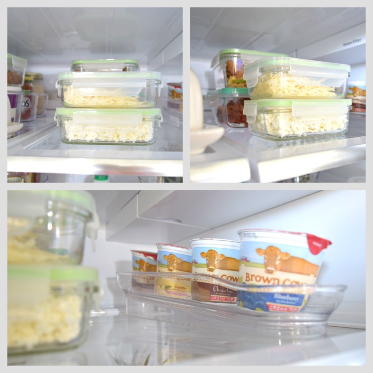 Organized Refrigerator Glasslock InterDesign Binz containers