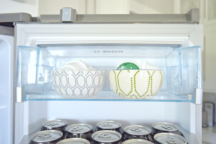 Organized Refrigerator Sauce Bowls