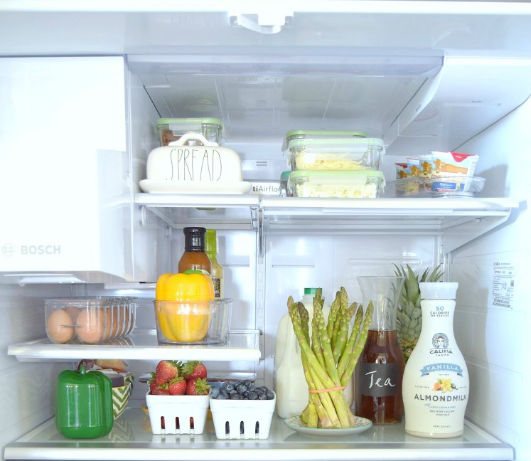 Organized refrigerator interdesign binz after