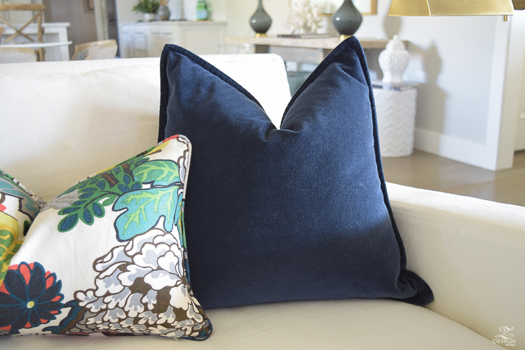 Schumacher Chiang Mai Dragon Fabric for Perfect Pillows-2