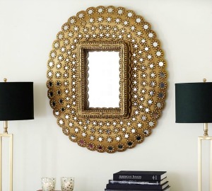 pottery barn peacock-mirror-o