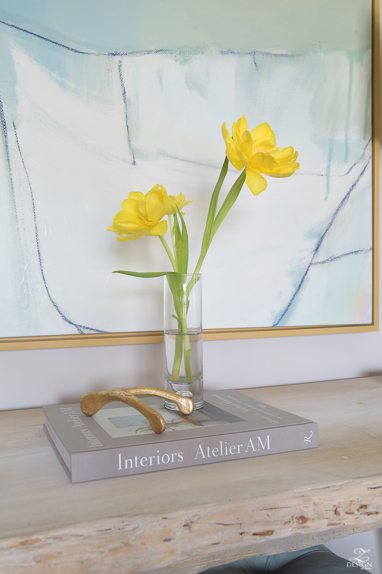 yellow tulips flower arrangement-2