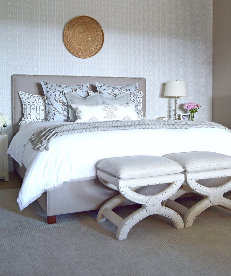 neutral master bedroom white bedroom