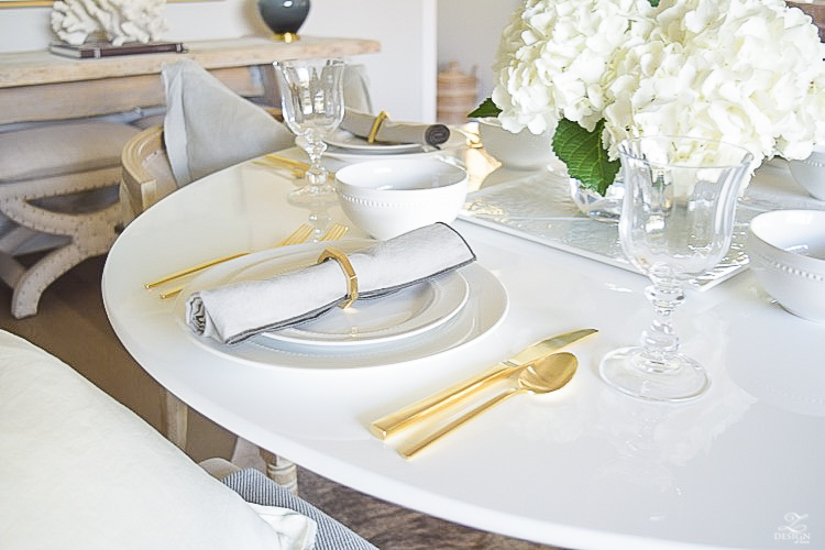 ZDesign Simple Summer White Table Scape