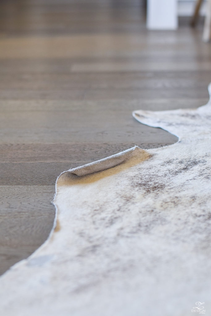 How to Get the Curl out of a Cowhide Rug ZDesign At Home
