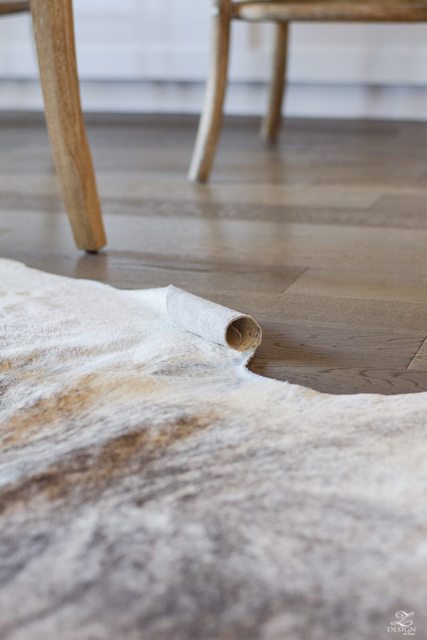 How to Get the Curl out of a Cowhide Rug ZDesign At Home