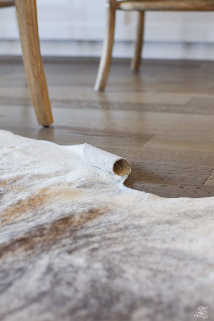 How to Get the Curl out of a Cowhide Rug ZDesign At Home