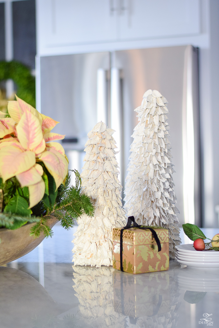 white-modern-farmhouse-kitchen-with-white-carrara-marble-and-white-herringbone-backsplash-christmas-deocr-for-the-kitchen-vintage-barn-pendants-large-dough-bowl-3