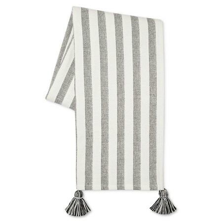 black and white tassel throw blanket tips for spring updates around the house