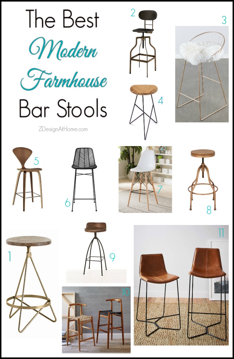 The Best Modern Farmhouse Bar Stools