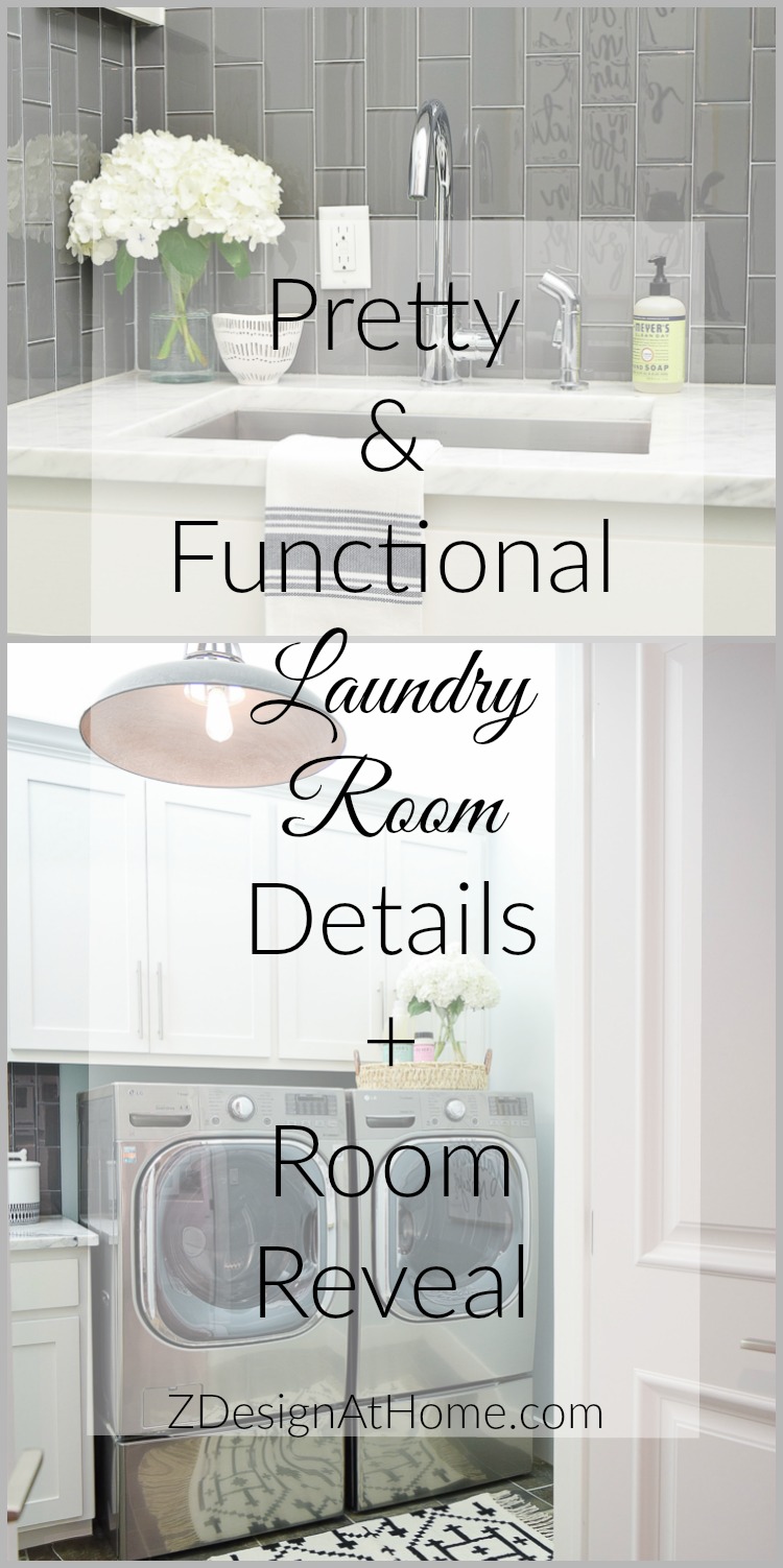 Pretty and Functional Laundry Room Details + Room Reveal ZDesign At Home