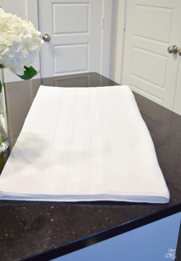 The Best Way to Fold A Bath Towel + the Softest Hotel Bath Towels