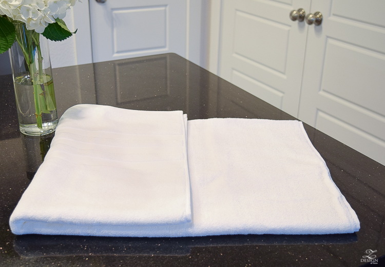 The Best Way to Fold A Bath Towel + the Softest Hotel Bath