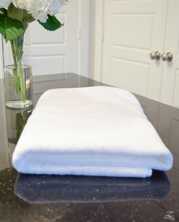 The Best Way to Fold A Bath Towel + the Softest Hotel Bath Towels