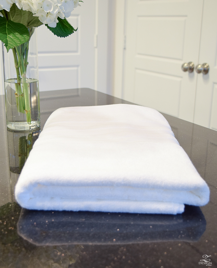 The Best Way to Fold A Bath Towel + the Softest Hotel Bath