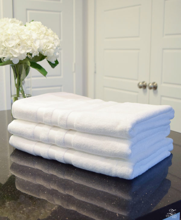 The Best Way to Fold A Bath Towel + the Softest Hotel Bath Towels
