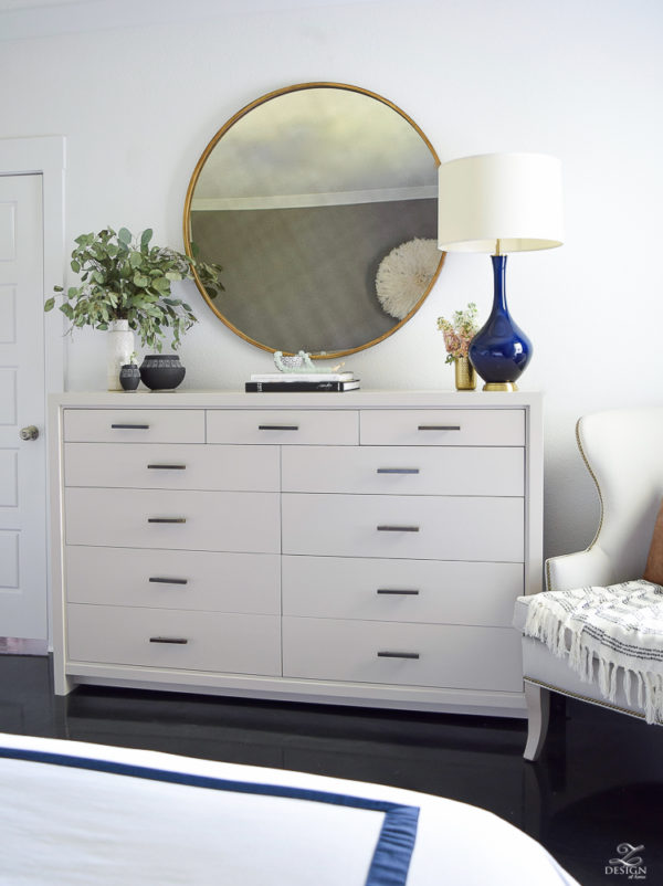 Transitional Modern (with a pinch of boho) Bedroom Reveal - ZDesign At Home
