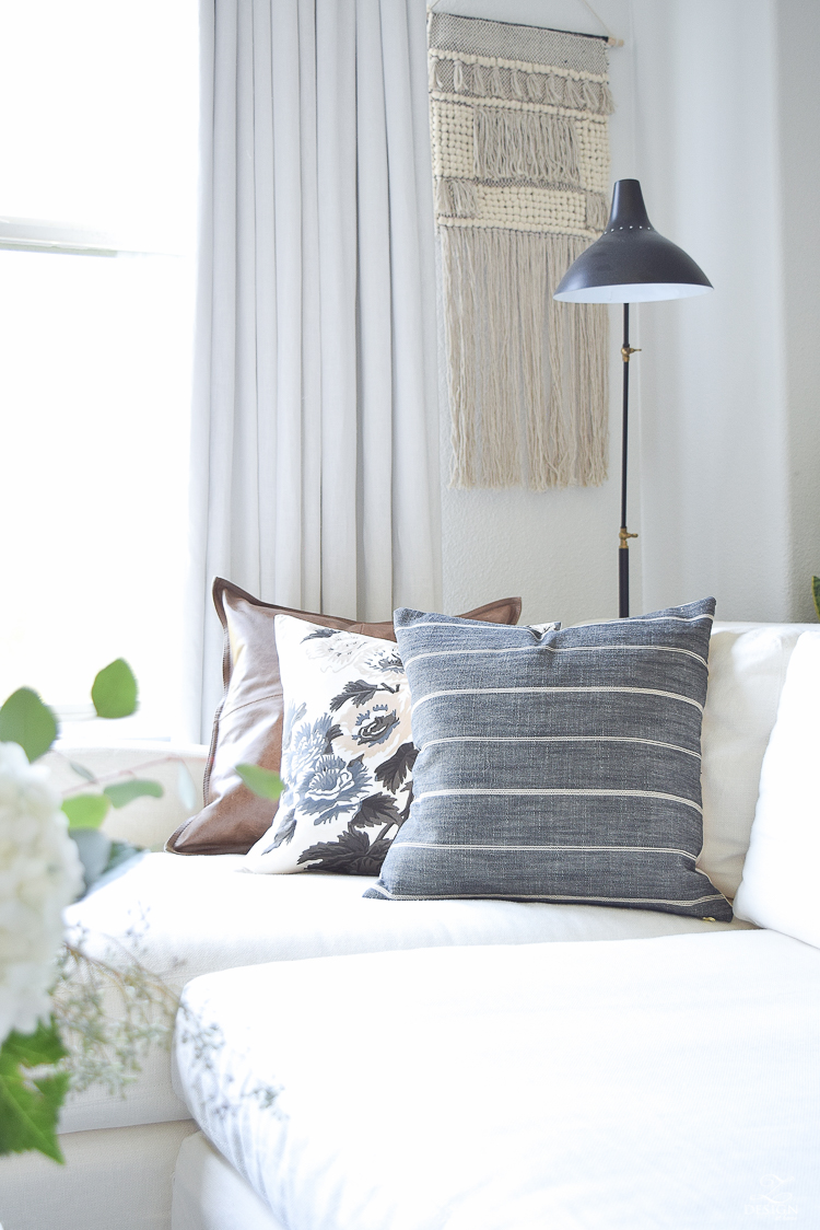 Navy mudcloth hot sale pillow
