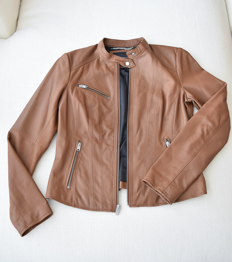 The perfect leather jacket this fall!