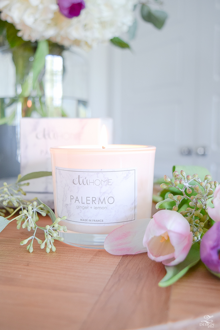 Modern Sustainable Essential Oil Scented Candles from France - Ginger + Lemon