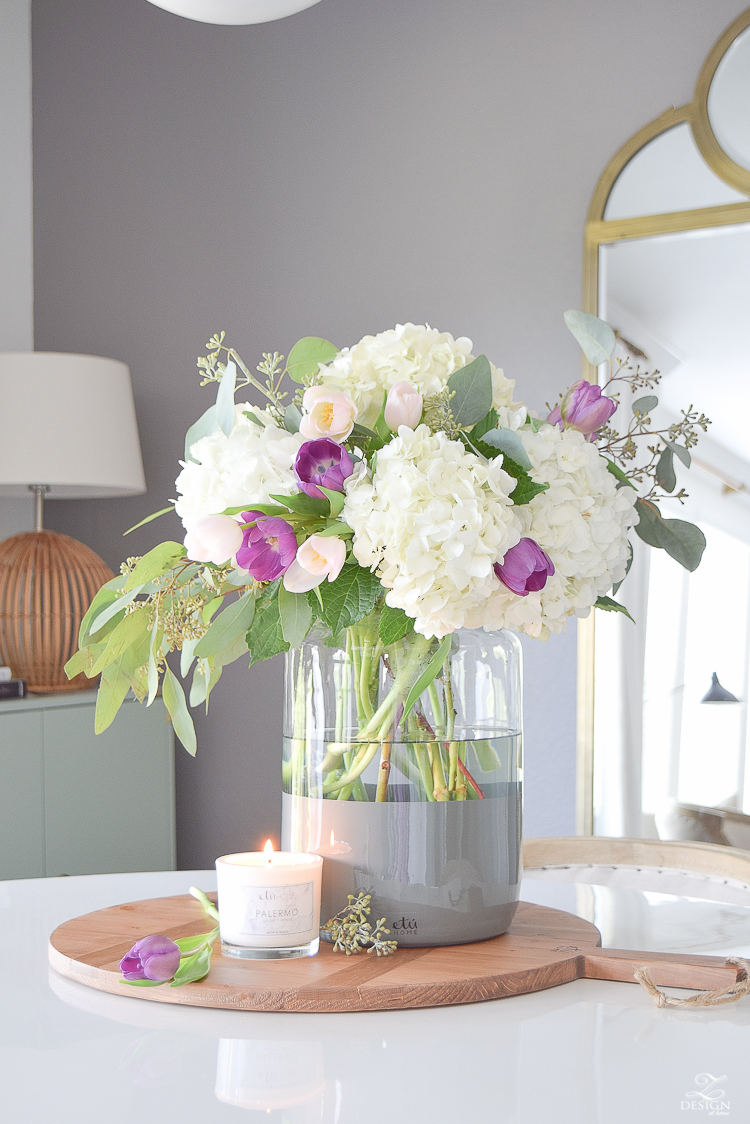 Incredible Sustainable Recycled Dip Dyed Mason Jar from France with modern and traditional elements - Modern Farmhouse Style