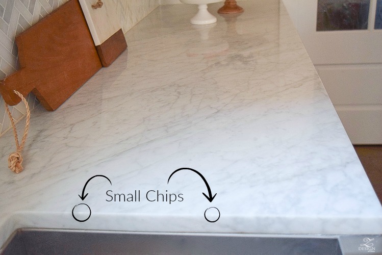 The Pros & Cons of Marble plus How I Clean my Marble (small chips in marble)