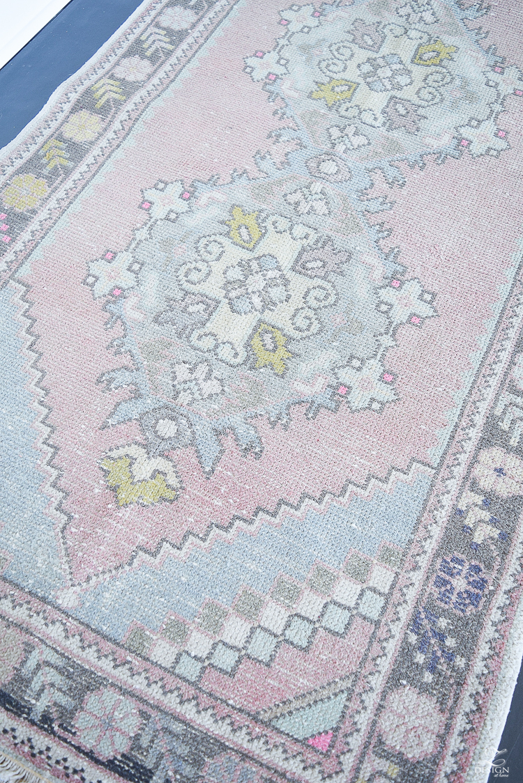 Turkish, vintage rugs with muted shades and subtle pattern perfect for any space