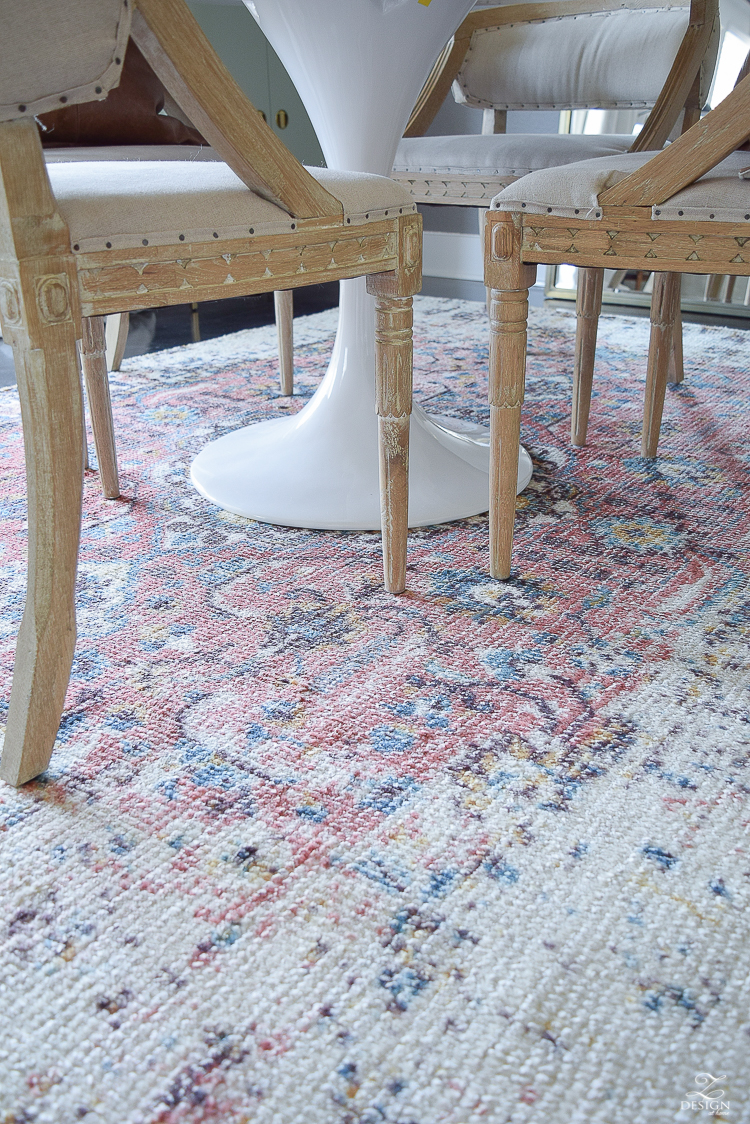 Vintage inspired rugs + tips for layering your rugs