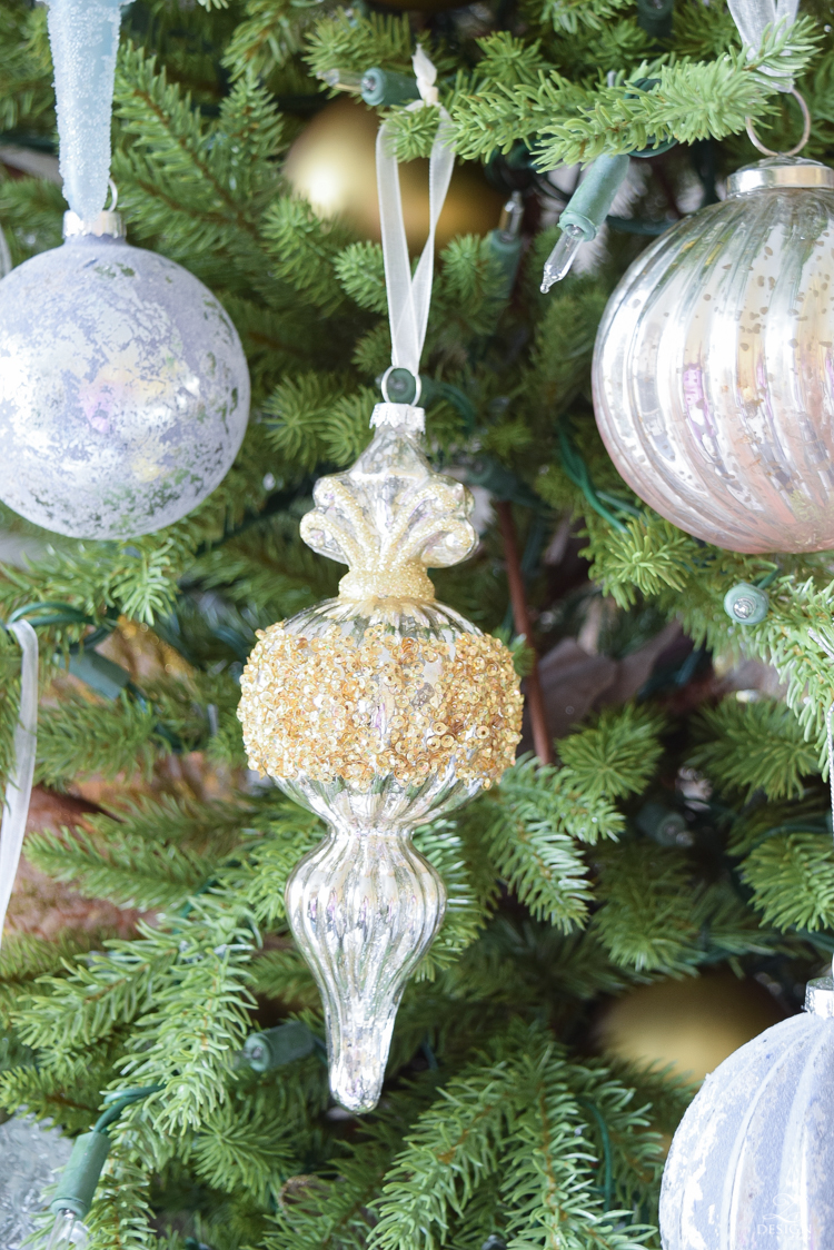 12 Bloggers of Christmas with Balsam Hill - How to decorate a mixed metal tree