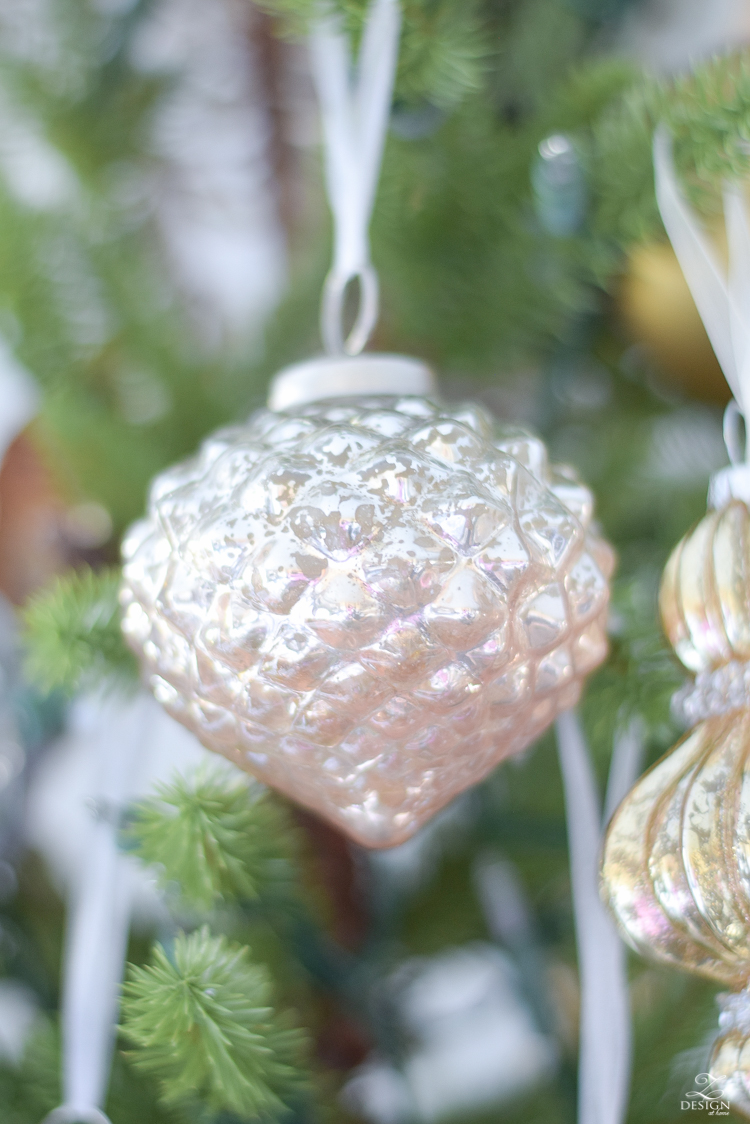 12 Bloggers of Christmas with Balsam Hill - How to decorate a mixed metal tree