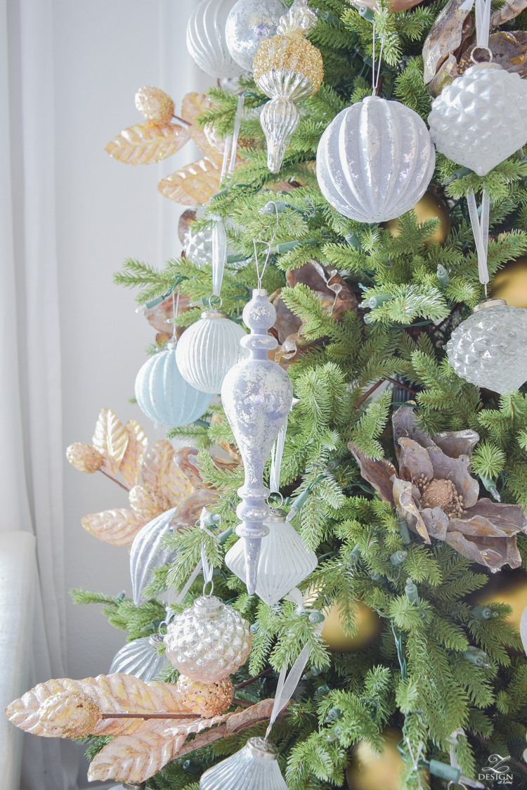 12 bloggers of Christmas with Balsam Hill - how to decorate a mixed metal tree