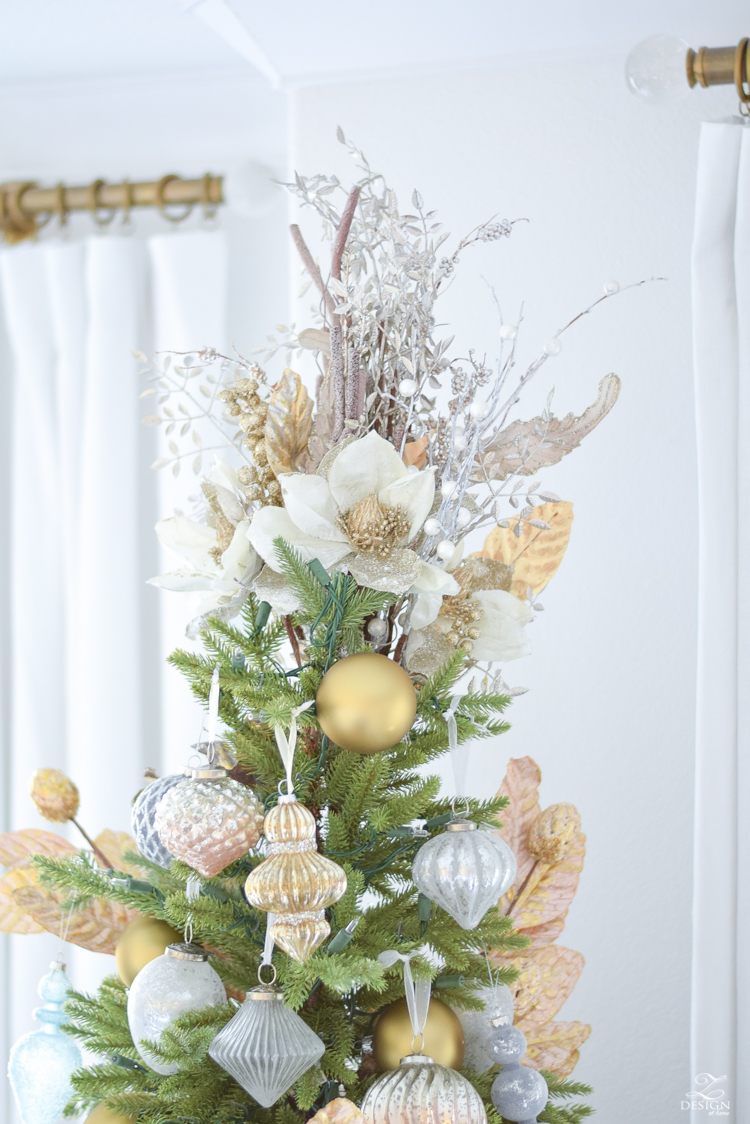 12 Bloggers of Christmas with Balsam Hill - How to decorate a mixed metal tree