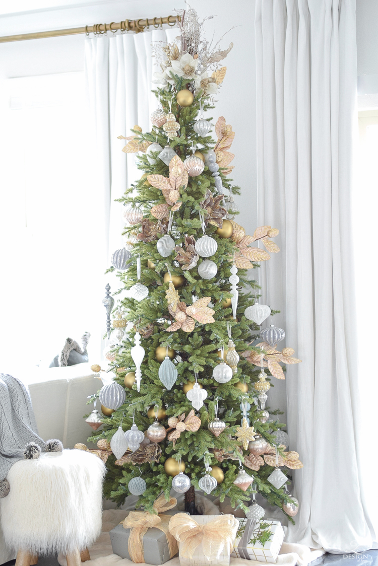 Red Spruce Slim Artificial Christmas Tree