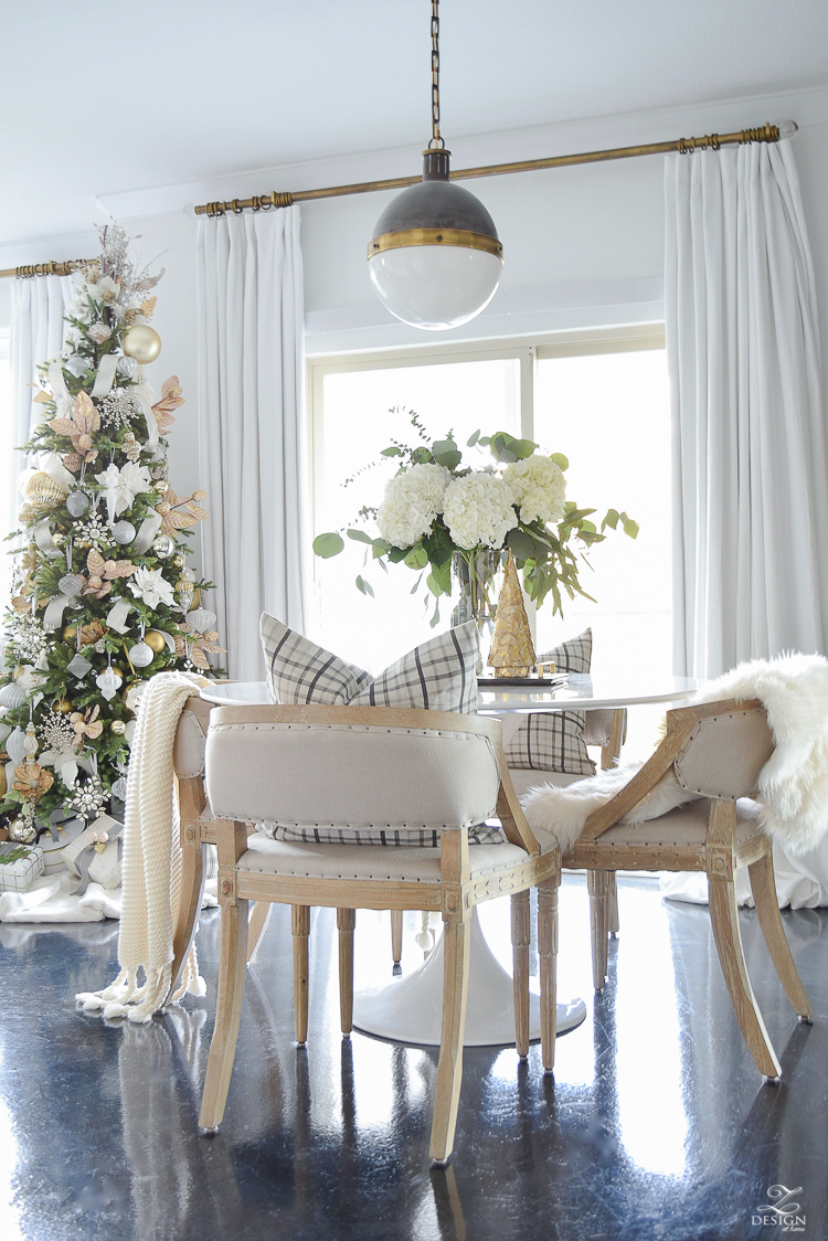 ZDesign At Home Christmas Dining Room & Bedroom Tour