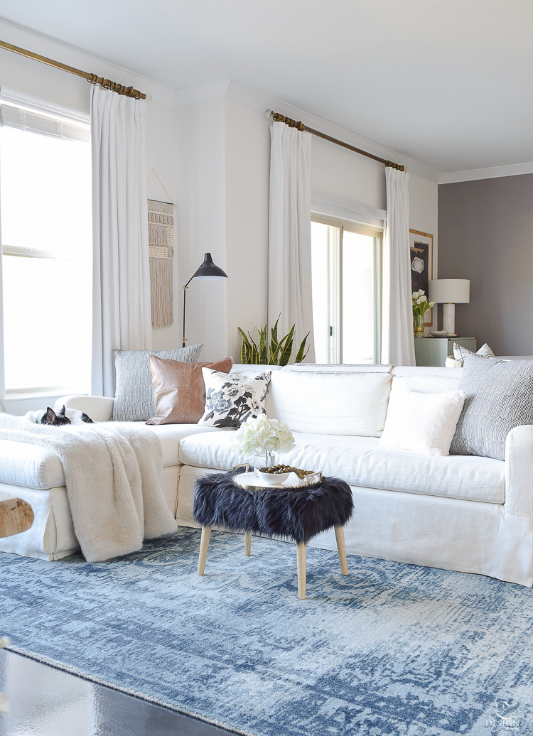 A Winter Home Tour on how to beat the winter decor blues