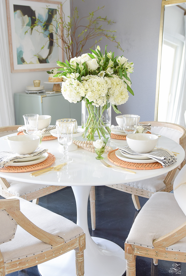 Simple Easter Entertaining Ideas - Tablescape