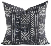 Black and White Mud Cloth Pillow
