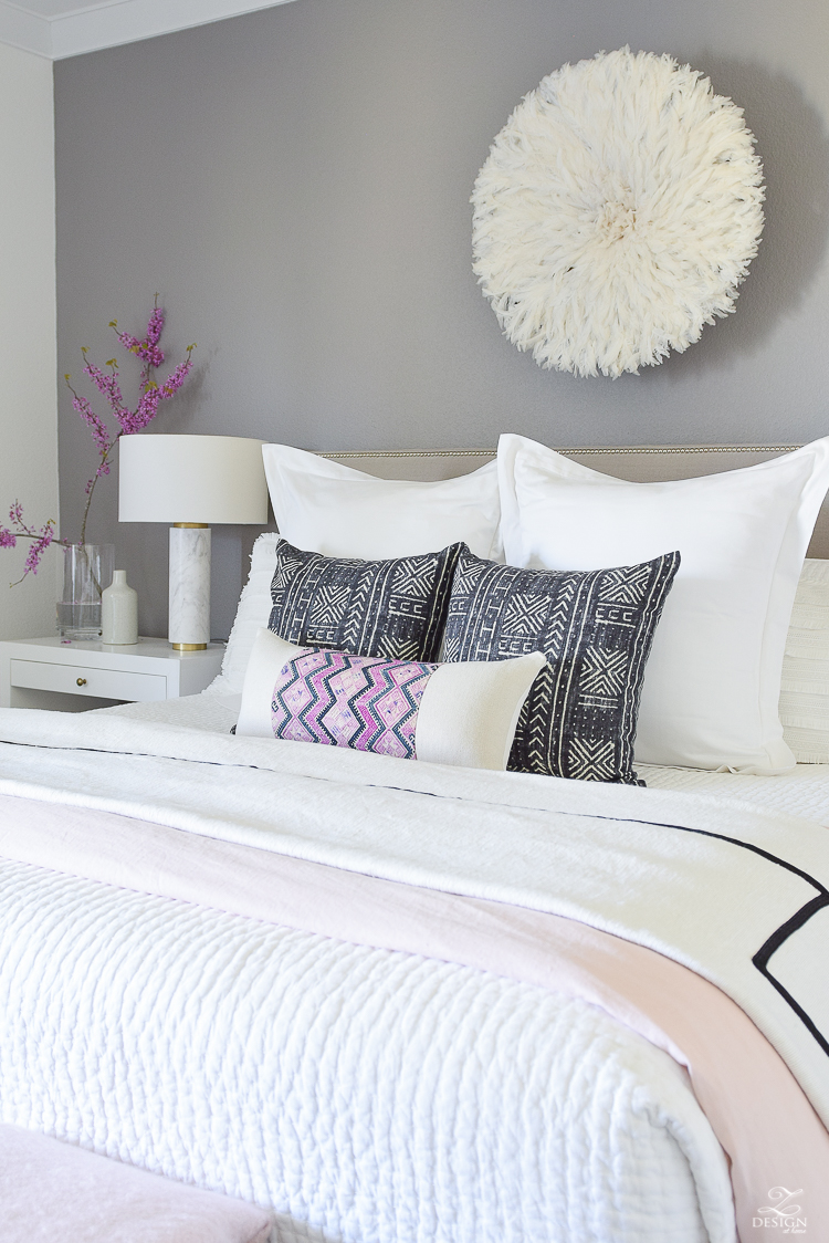 Shades of Pink Spring Home Tour - ZDesign At Home