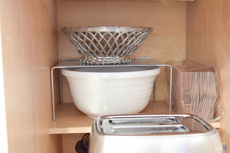 Stackable cabinet riser that helps create space inside your cabinets 