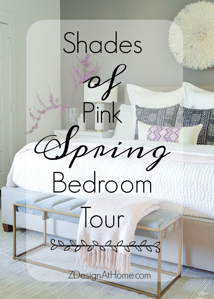 Shades of Pink Spring Bedroom Tour