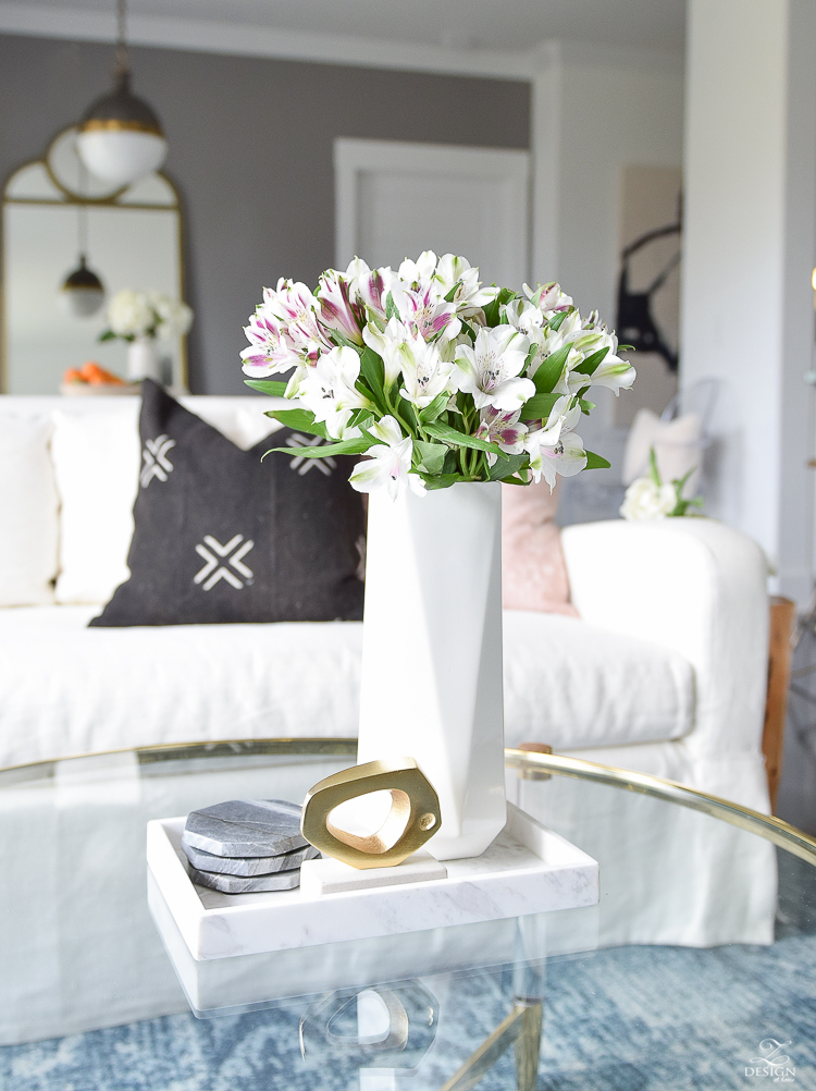 Decked & Styled Spring Tour - Spring living room & dining room