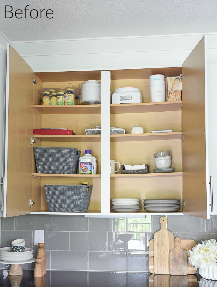 Before - practical solutions for getting and staying organized in the kitchen