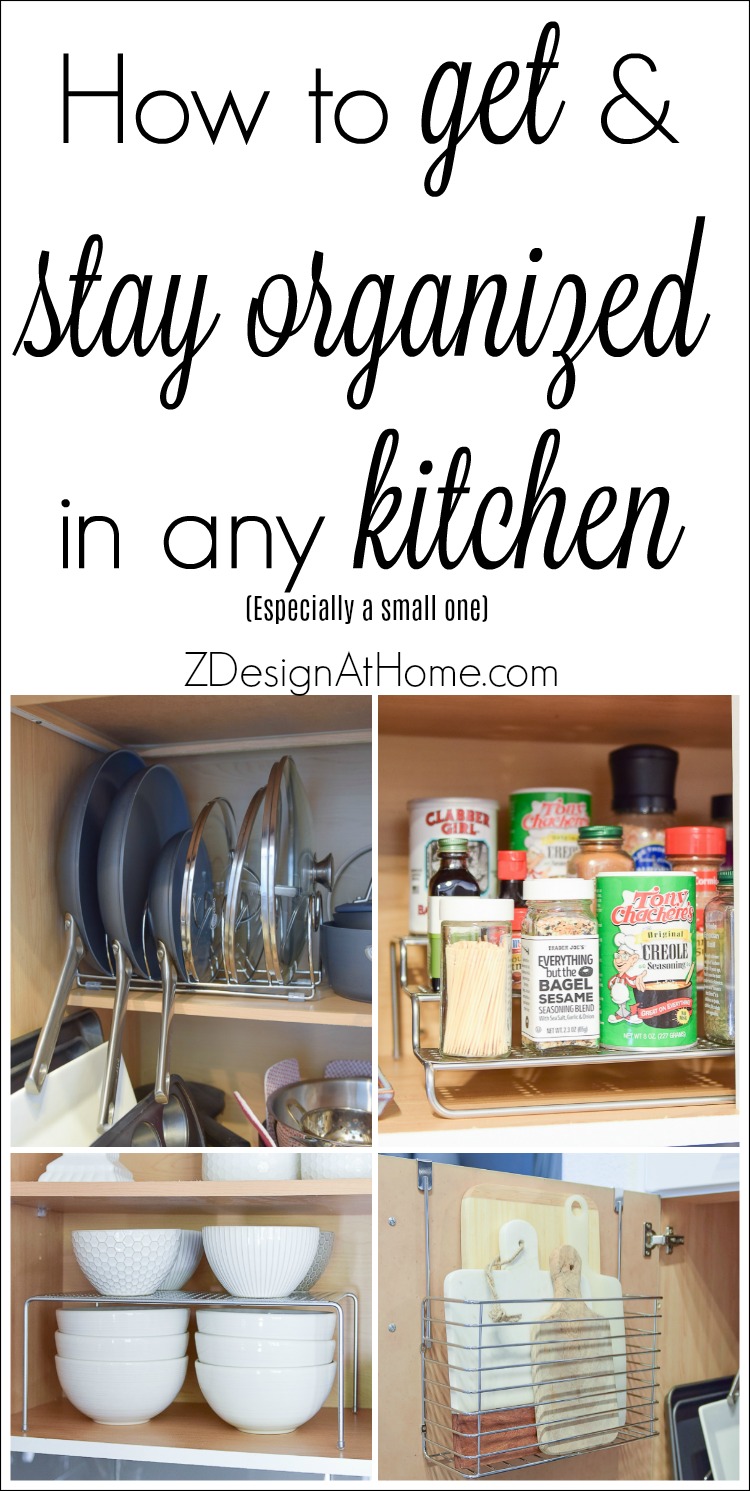 How to get and stay organized in any kitchen (especially a small one!)