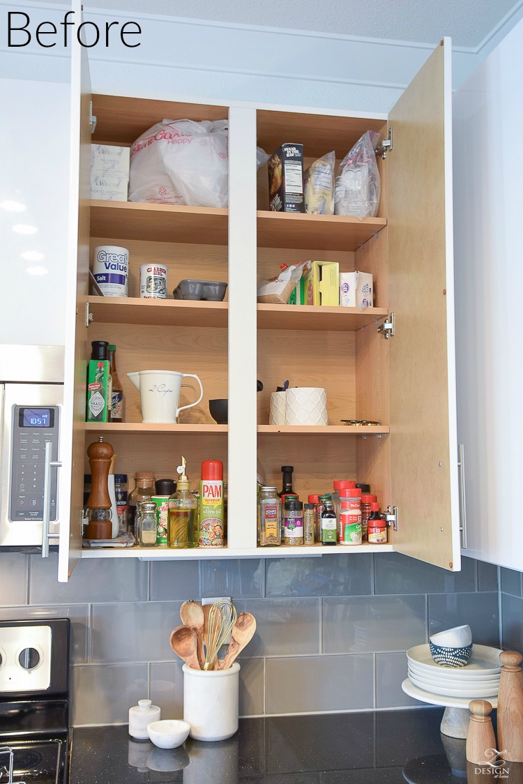 Before - practical solutions for getting and staying organized in the kitchen