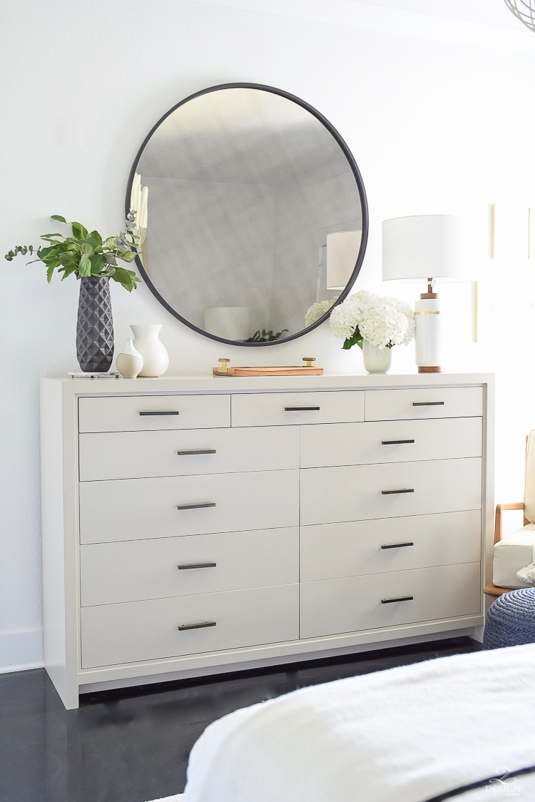 One Room Challenge - ZDesign At Home Master Bedroom Reveal - Dresser side of room