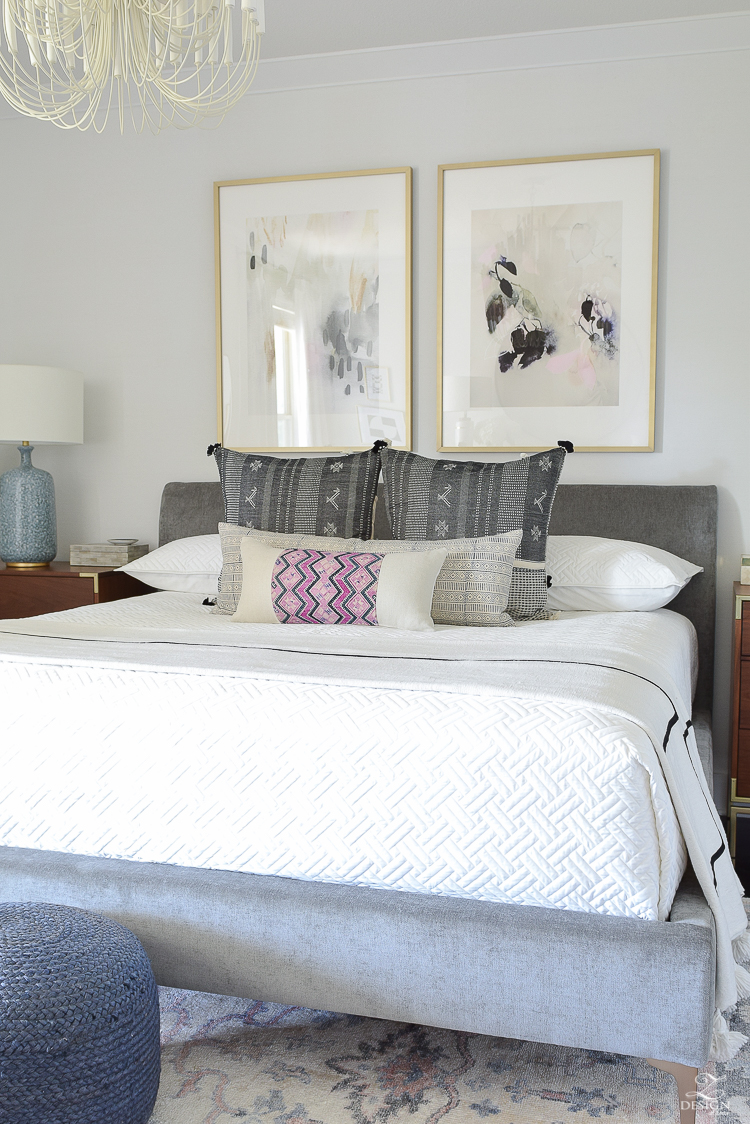 One Room challenge Transitional Modern Master Bedroom Reveal